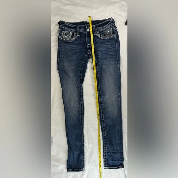 VIGOSS Skinny Bling Jeans Pants - Picture 15 of 16
